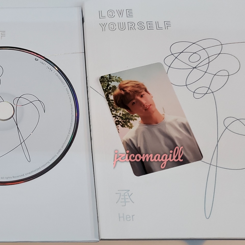 BTS [Ver. O] Jungkook PC+LY:Her Album+ Sticker Set